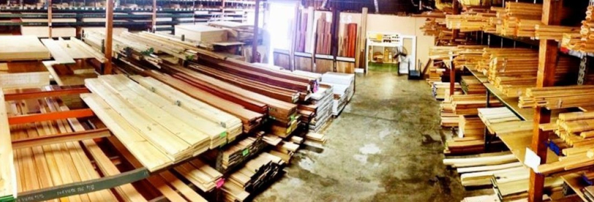 Storage area - Hughes Hardwoods in CA